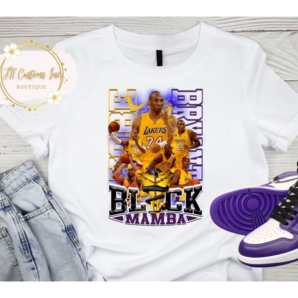 NWT Kobe Black Mamba Lakers T-shirt